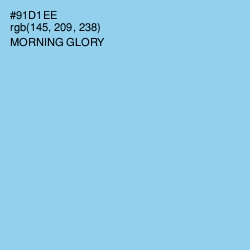 #91D1EE - Morning Glory Color Image